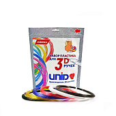Набор пластика для 3D ручек 6 цветов Unid PRO6